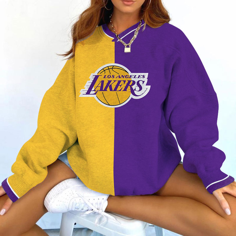 Lakers hotsell women's sweatshirt