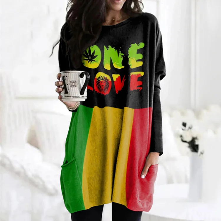 One Love Long Sleeve Tunic