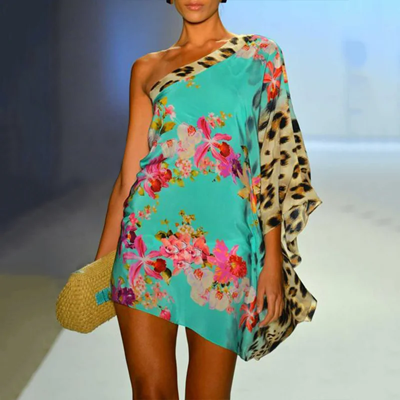 ⚡NEW SEASON⚡Sleek Leopard Print Panelled Resort Dress