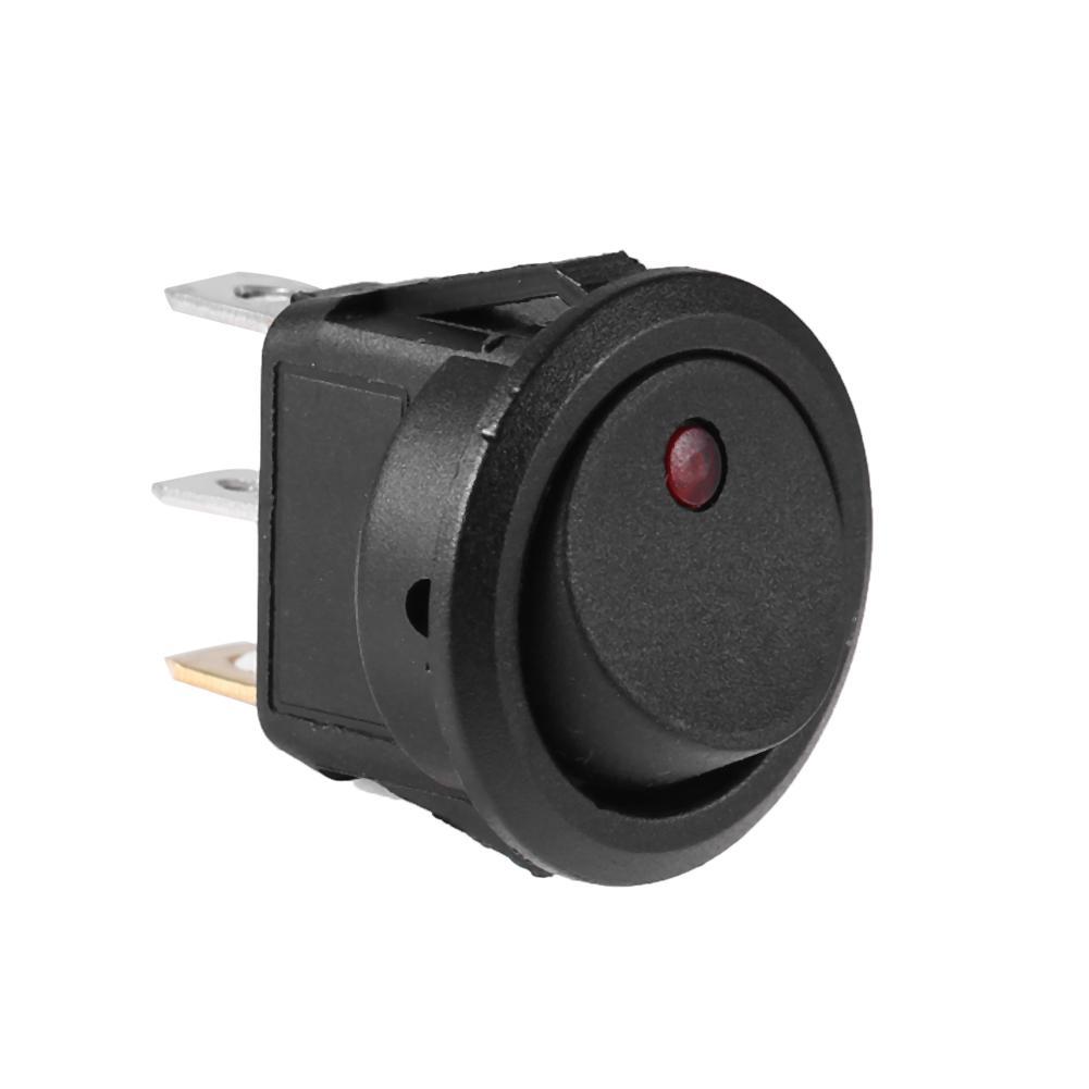 20A 12V 3 Pin Car Auto Boat On Off Round Dot LED Light Rocker Toggle Switch, Red, 501 Original
20A 12V 3 Pin Car Auto Boat On Off Round Dot LED Light Rocker Toggle Switch, Red, 501 Original