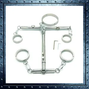 pornhint Pornhint Collars to Handcuffs and Shackles Restraints, Stainless Steel Bondage Frames, Heavy Duty BDSM Furniture