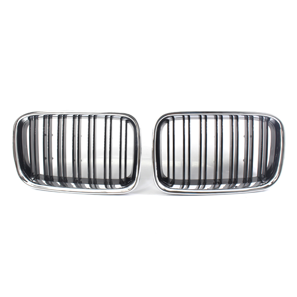 Kidney Grilles for BMW E36 318iS 325i M3 Coupe 92-97 Dual Slat Chrome Frame, 501 Original
Kidney Grilles for BMW E36 318iS 325i M3 Coupe 92-97 Dual Slat Chrome Frame, 501 Original