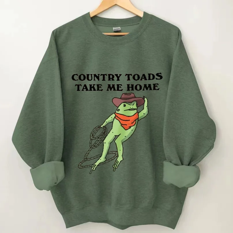 Cowboy Frog Sweatshirt