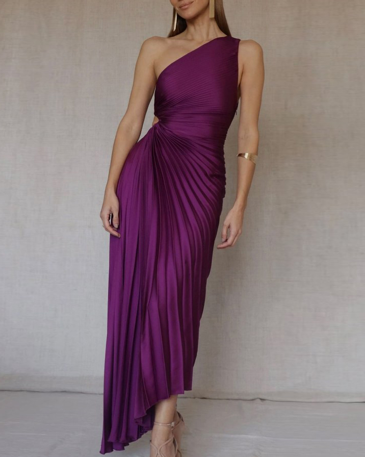 Vestido One Shoulder Purple (S/M)