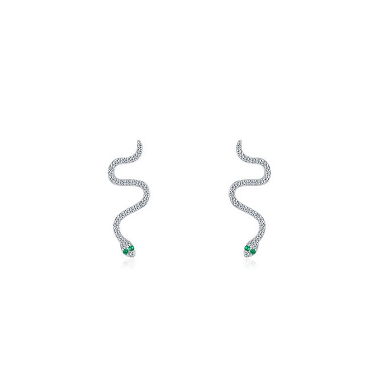 Niche Design Snake Punk Earrings