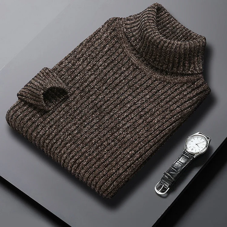 🌟Christmas Hot Sale 50% Off🌟Men’s Fashionable Solid Slim Turtleneck Sweater