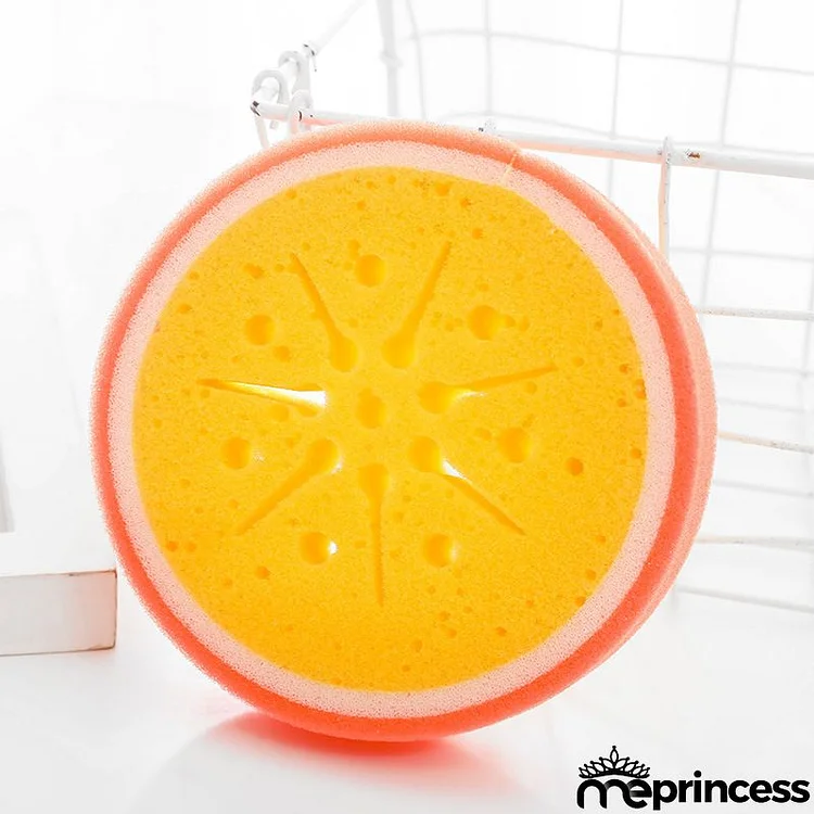 Kitchen Housework Cleaning Thickened Fruit Sponge Scouring Dishcloth