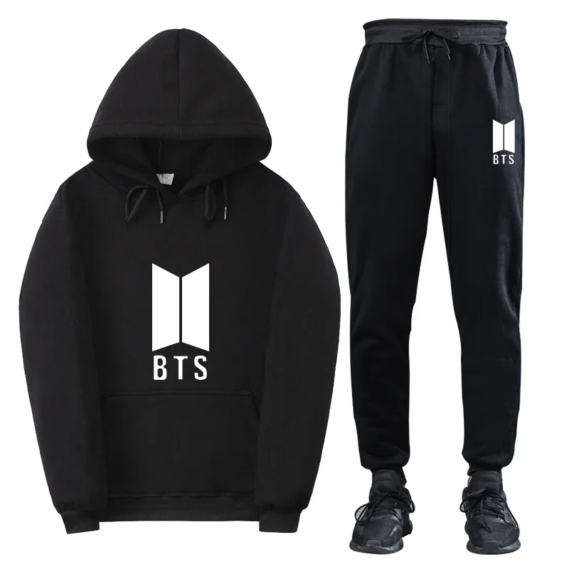 BTS Sport Suit Hoodies+Pants