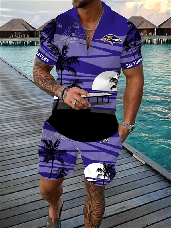 Baltimore Ravens
Limited Edition Polo Shirt And Shorts Two-Piece Suits