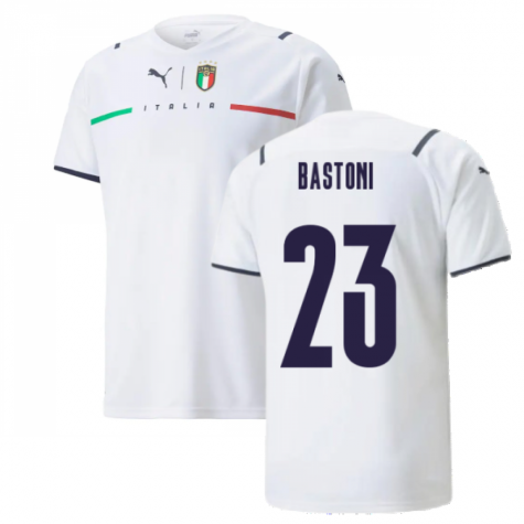 Italy Alessandro Bastoni 23 Away Shirt Kit UEFA Euro 2020