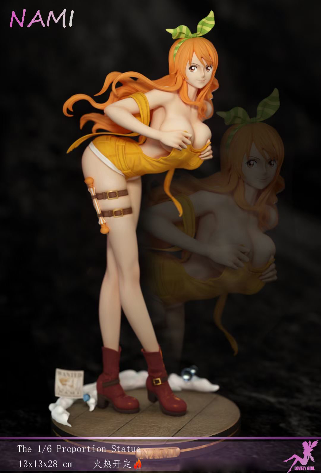 Scale Dungarees Nami One Piece Resin Statue Lovely Girl Studios