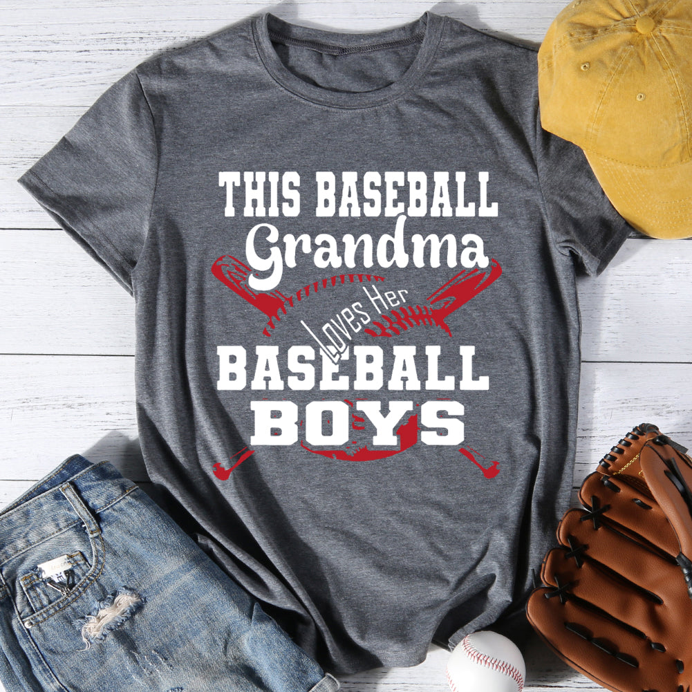 This Baseball Grandma Lovers Her Baseball Boys T-shirt -01201-Guru-buzz