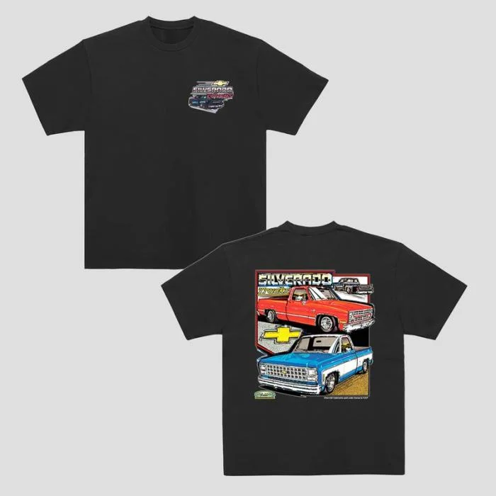 Classic Chevy Silverado Trucks Printed Unisex T-shirt - Devcarry