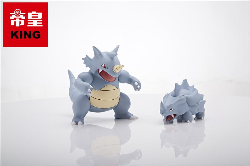 1/20 Scale World Zukan Rhydon & Rhyhorn / Rhyperior / Nidoking Set