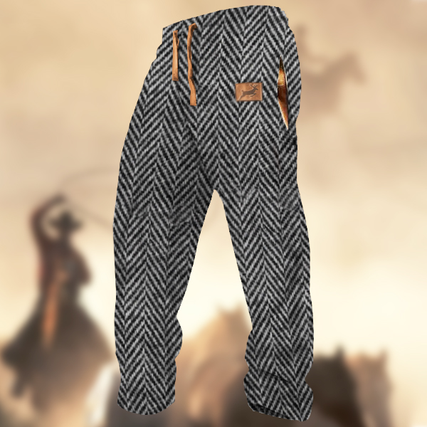 Unisex Traditional Sweatpants- Marled Grey