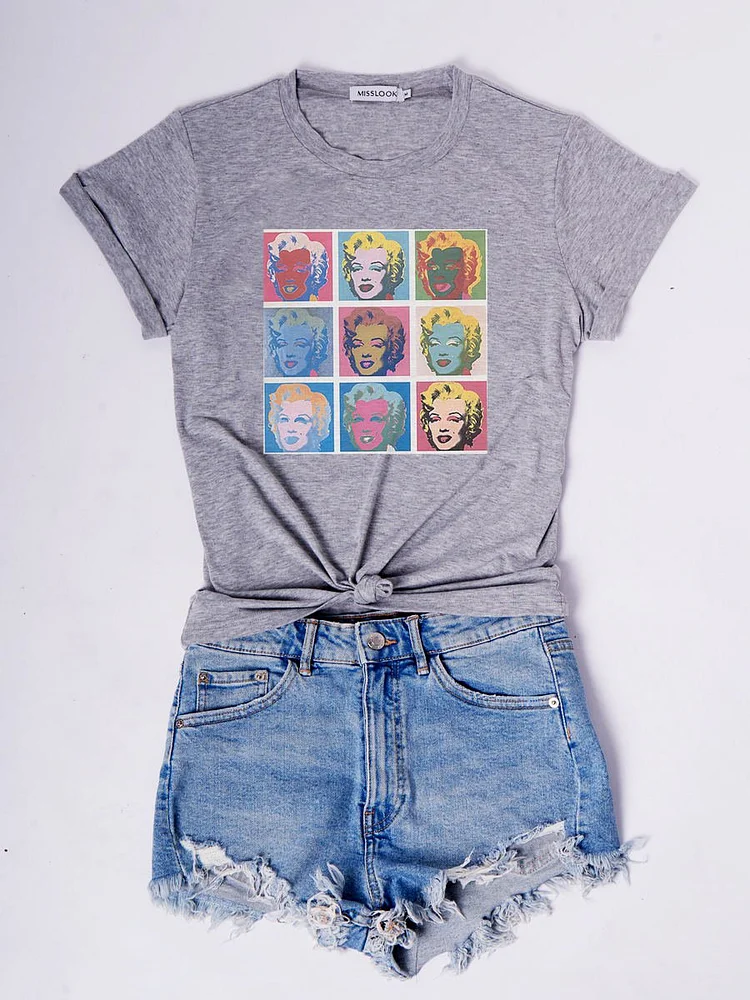 Bestdealfriday O Neck Casual Cotton Shirts Tops 9537994