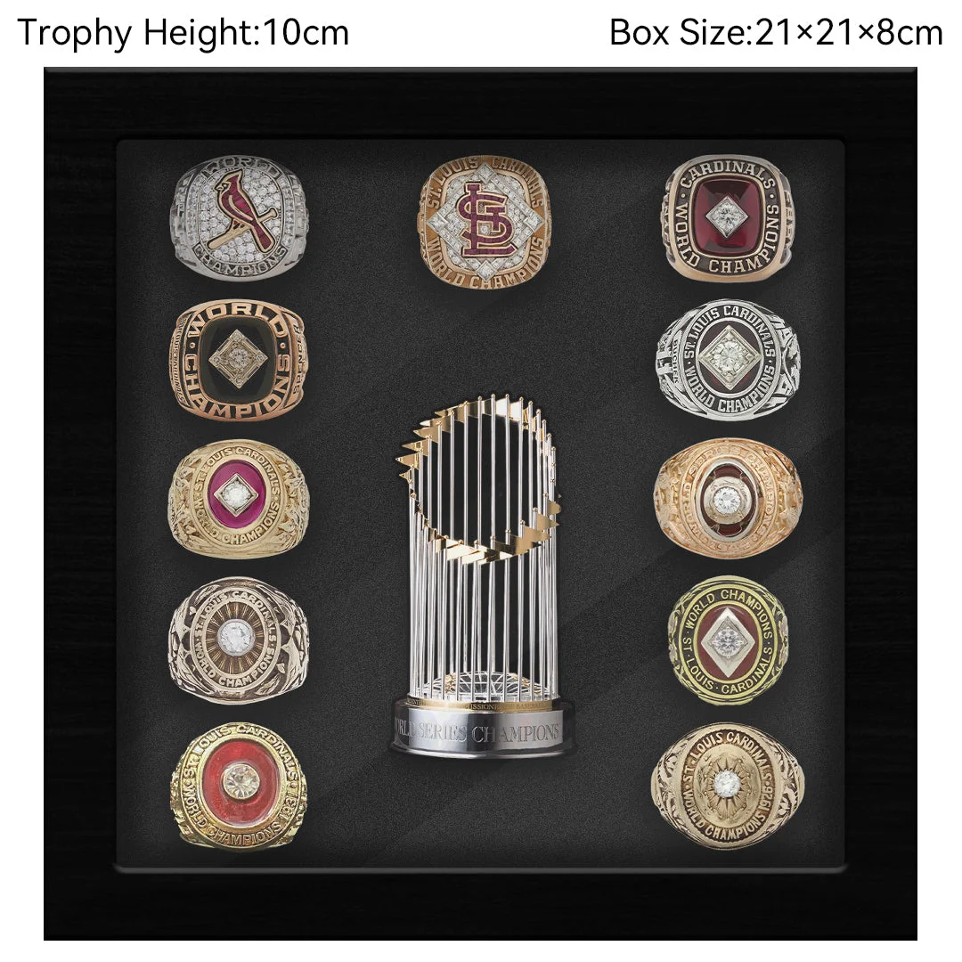 St. Louis Cardinals MLB Trophy And Ring Box
