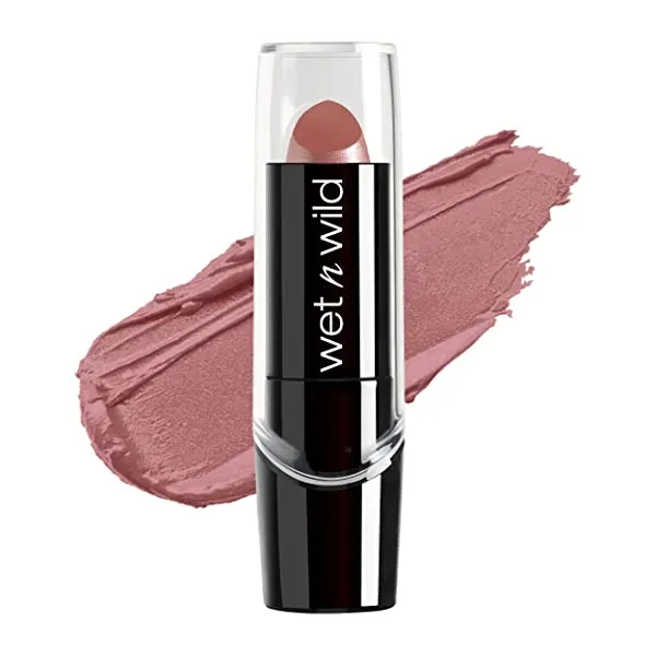 wet n wild Silk Finish Lipstick| Hydrating Lip Color| Rich Buildable Color| Will You Be With Me? Pink, 0.13 Ounce (Pack of 1) Will You Be With Me? 1 Count (Pack of 1)
