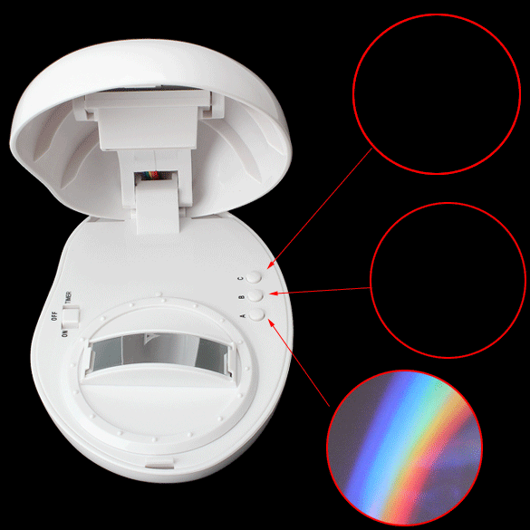 LED Romantic Rainbow Projector ation Color E-DJ Stage Projector Light, 501 Original
LED Romantic Rainbow Projector ation Color E-DJ Stage Projector Light, 501 Original