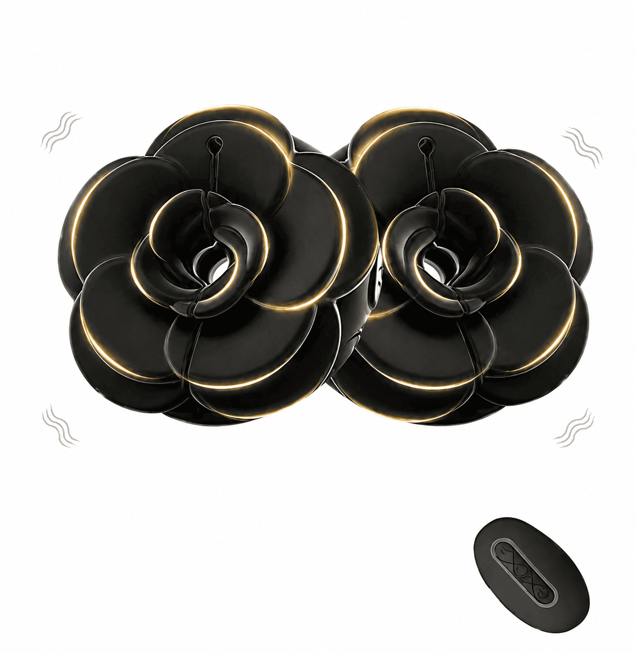 Rosara Vibrating Nipple Clamps Rosara Vibrating Nipple Clamps