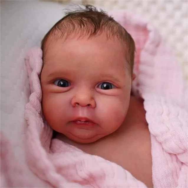 [New]20" Reborn Girl Charlene,Handmade Simulation Reborn Cloth Body Baby Doll Set,Best Kids Gifts 2024