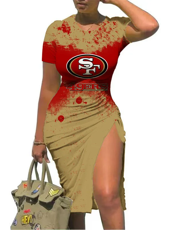 San Francisco 49ers
Women's Slit Bodycon Dress