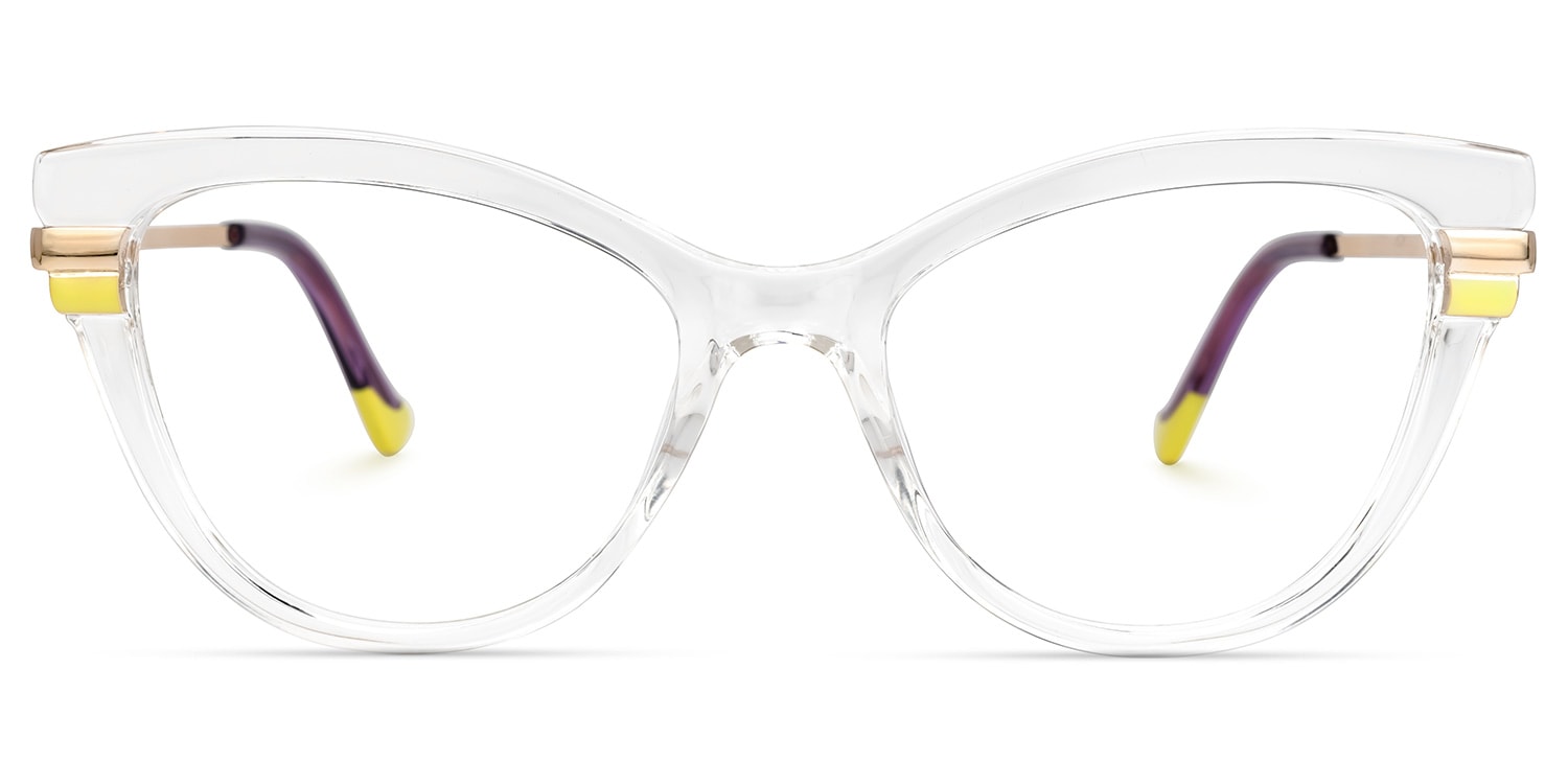 Tsarevo Cat eye Crystal Eyeglasses Vooglam UK