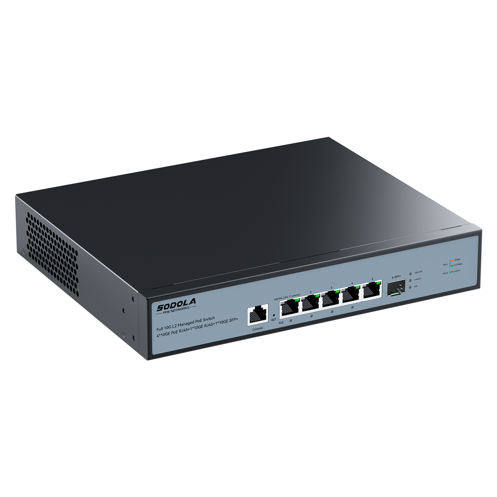 Sodola Netzwerk 2.5G PoE Switch mit 6 Ports (Gebraucht) in Zürich für Sodola Netzwerk 2.5G PoE Switch mit 6 Ports (Gebraucht) in Zürich für