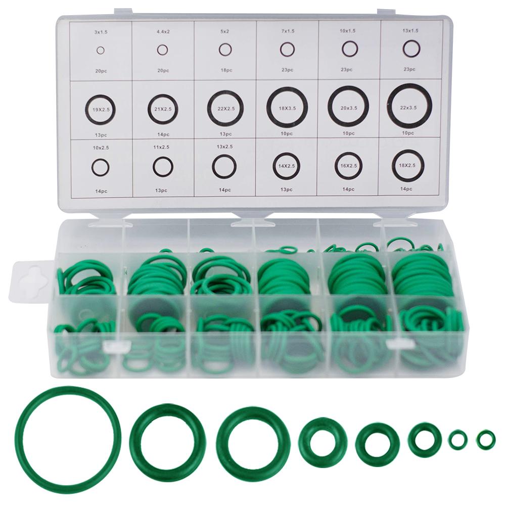 279pcs/box Green Rubber O Ring Assortment Washer Gasket Sealing O Ring Kit, 501 Original
279pcs/box Green Rubber O Ring Assortment Washer Gasket Sealing O Ring Kit, 501 Original