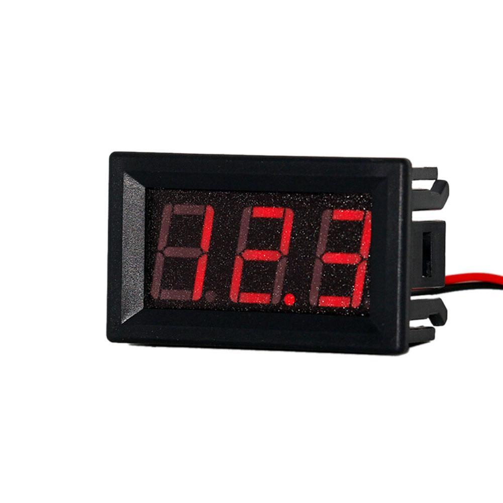 Mini 0.56in DC 2.5V-30V 2-Wire LCD Digital Voltmeter Panel Voltage Meter, Red, 501 Original
Mini 0.56in DC 2.5V-30V 2-Wire LCD Digital Voltmeter Panel Voltage Meter, Red, 501 Original