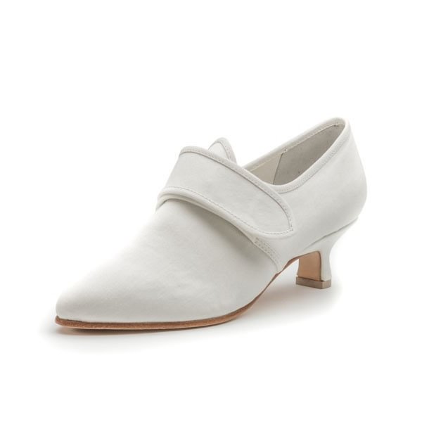 White Vintage Boots Pointy Toe Kitten Heel Ankle Boots |FSJ Shoes
