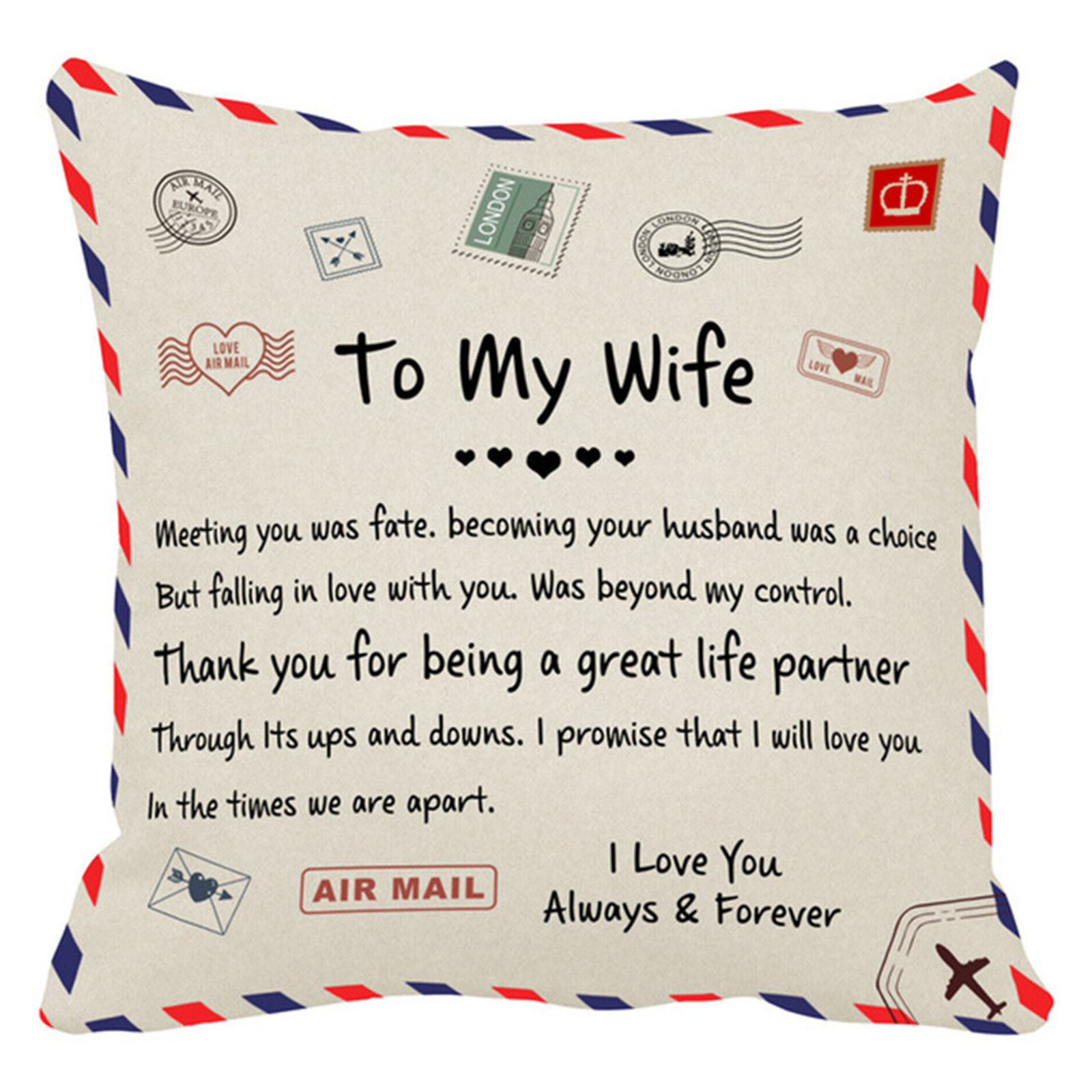 Valentines Pillow Cases 18x18 inch, Cotton Linen Letters Cushion Cover, 501 Original
Valentines Pillow Cases 18x18 inch, Cotton Linen Letters Cushion Cover, 501 Original