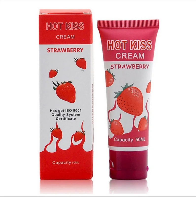 Edible Strawberry Flavoured Lubricant Oil Water-based Sexual Stimulation Liquid - Rose Toy