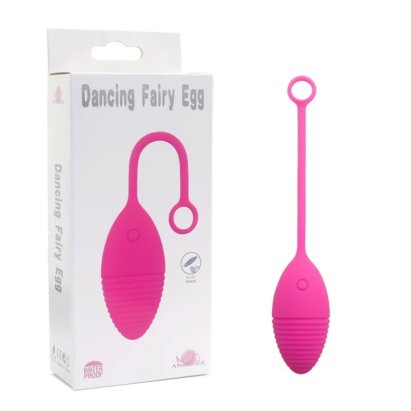 10 Frequency Ring Bullet Vibrator Vibrating Egg Sex Toy For Adults - Rose Toy