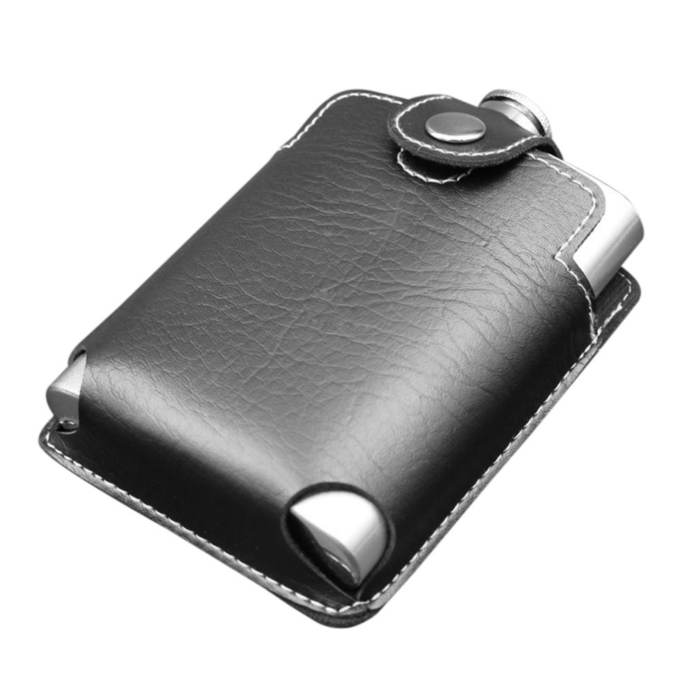 8oz Stainless Steel Whiskey Wine Flagon Alcohol Hip Flask with Leather Case, 501 Original
8oz Stainless Steel Whiskey Wine Flagon Alcohol Hip Flask with Leather Case, 501 Original
