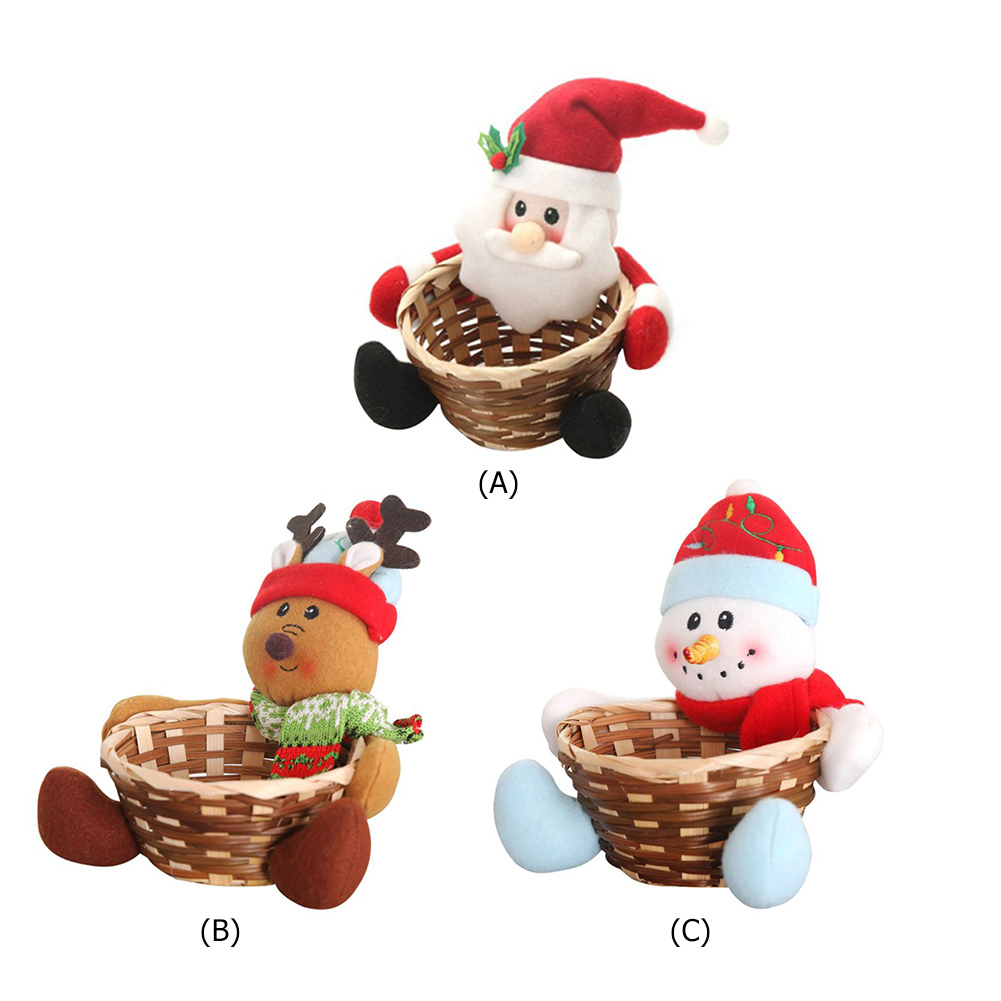 Christmas Candy Basket Santa Snowman Elk Doll Xmas Decorative Gift Bags, 501 Original
Christmas Candy Basket Santa Snowman Elk Doll Xmas Decorative Gift Bags, 501 Original