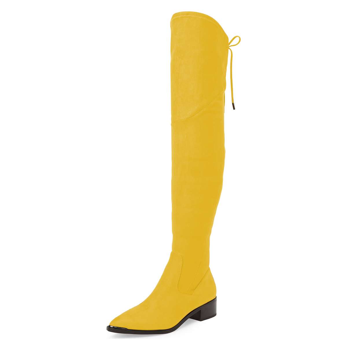 Mustard yellow 2024 knee high boots