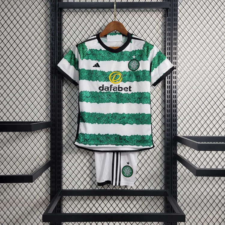 Glasgow Celtic Home Shirt Kids & Junior Minikit 2023-2024
