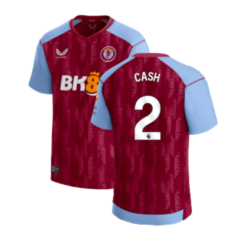 Aston Villa Matty Cash 2 Home Shirt Kit 2023-2024