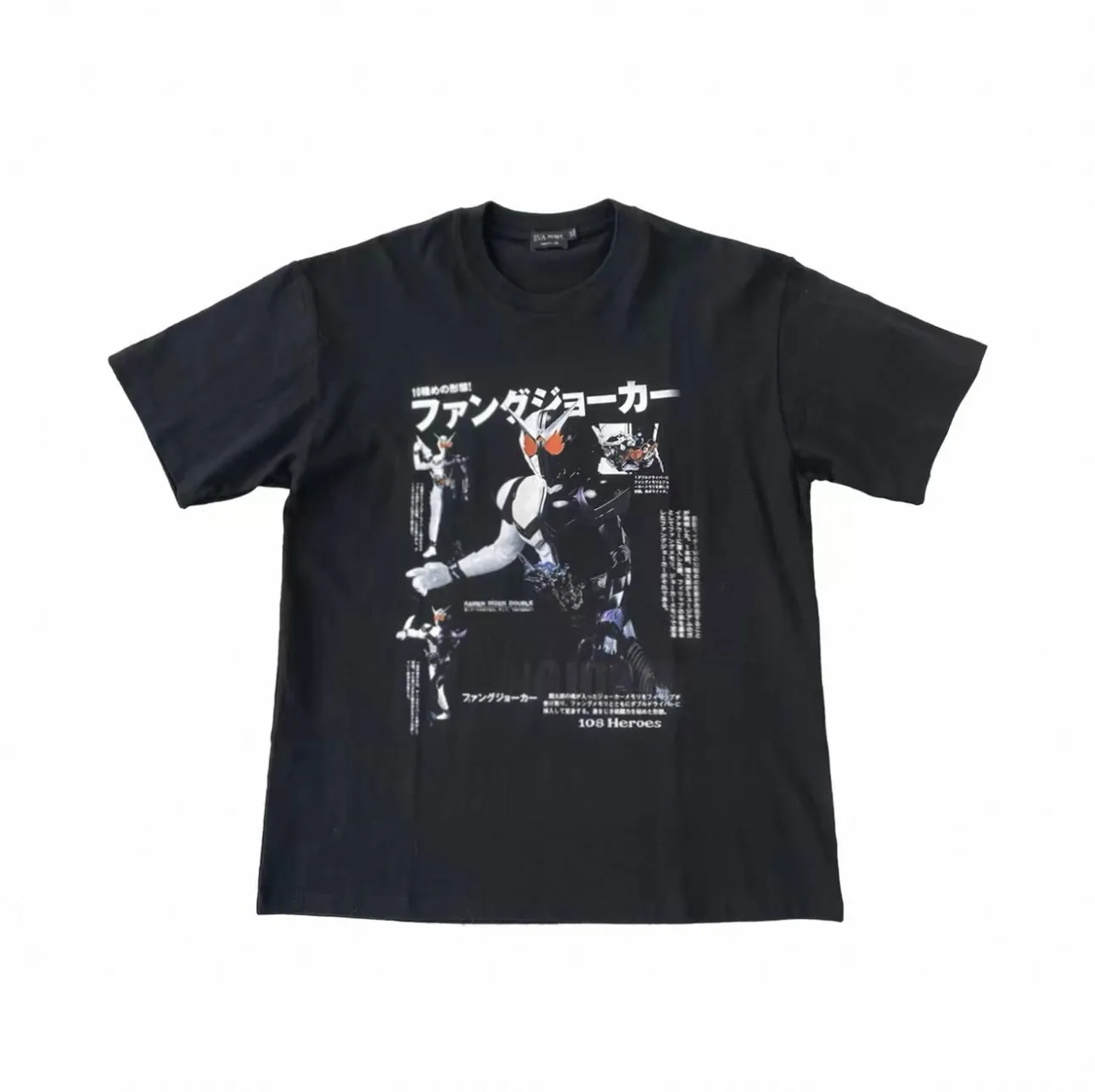 Kamen Rider W Inspired Japanese-Style Cotton Short Sleeve T-Shirt