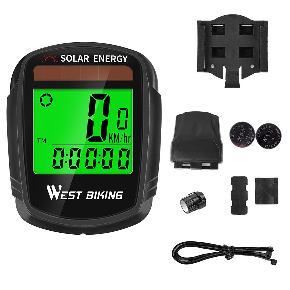 WEST BIKING Wireless Bike Computer Solar Energy MTB Backlight Speedometer, 501 Original
WEST BIKING Wireless Bike Computer Solar Energy MTB Backlight Speedometer, 501 Original