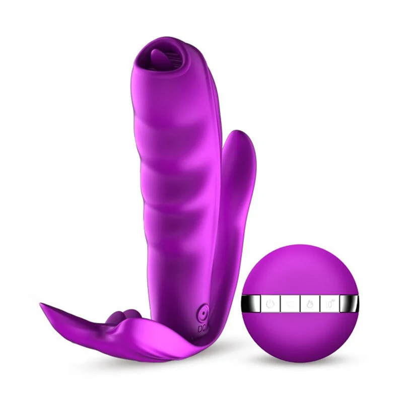 Invisible Wear Butterfly Warm Sex Toys - Rose Toy