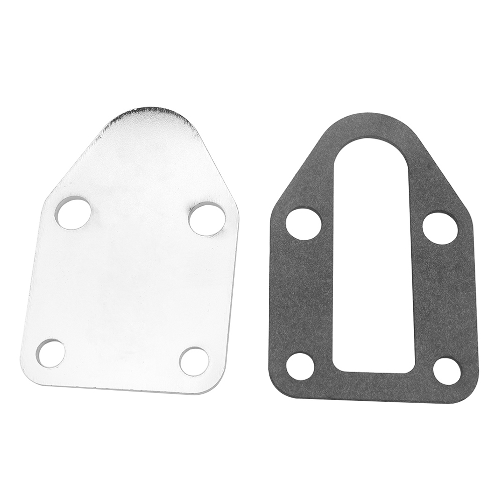 Chrome Fuel Pump Block off Plate + Gasket for SBC 283 305 327 350 383 400, 501 Original
Chrome Fuel Pump Block off Plate + Gasket for SBC 283 305 327 350 383 400, 501 Original
