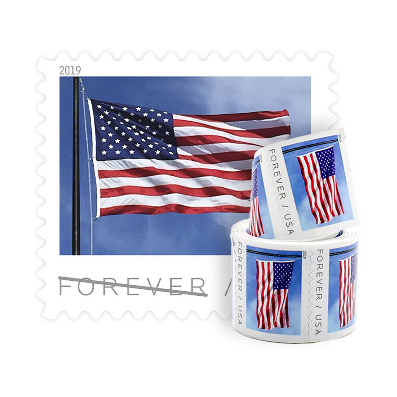 Forever Stamps Roll Of 100 8/10 Coils Forever Stamps 2017/2018/ 2019/2022  Years Mail Postage Stamps For Mail -800-1000 In Total