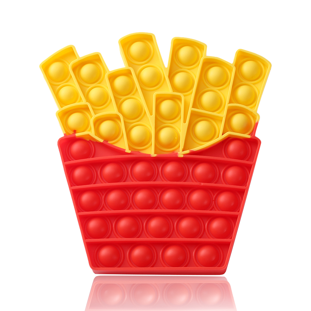 Cartoon French Fries Push Bubble Sensory Toy Fidget Anti Stress Puzzle Toys, 501 Original
Cartoon French Fries Push Bubble Sensory Toy Fidget Anti Stress Puzzle Toys, 501 Original