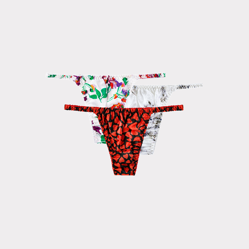 Low Waist G-string Women's Silk Thong REAL SILK LIFE