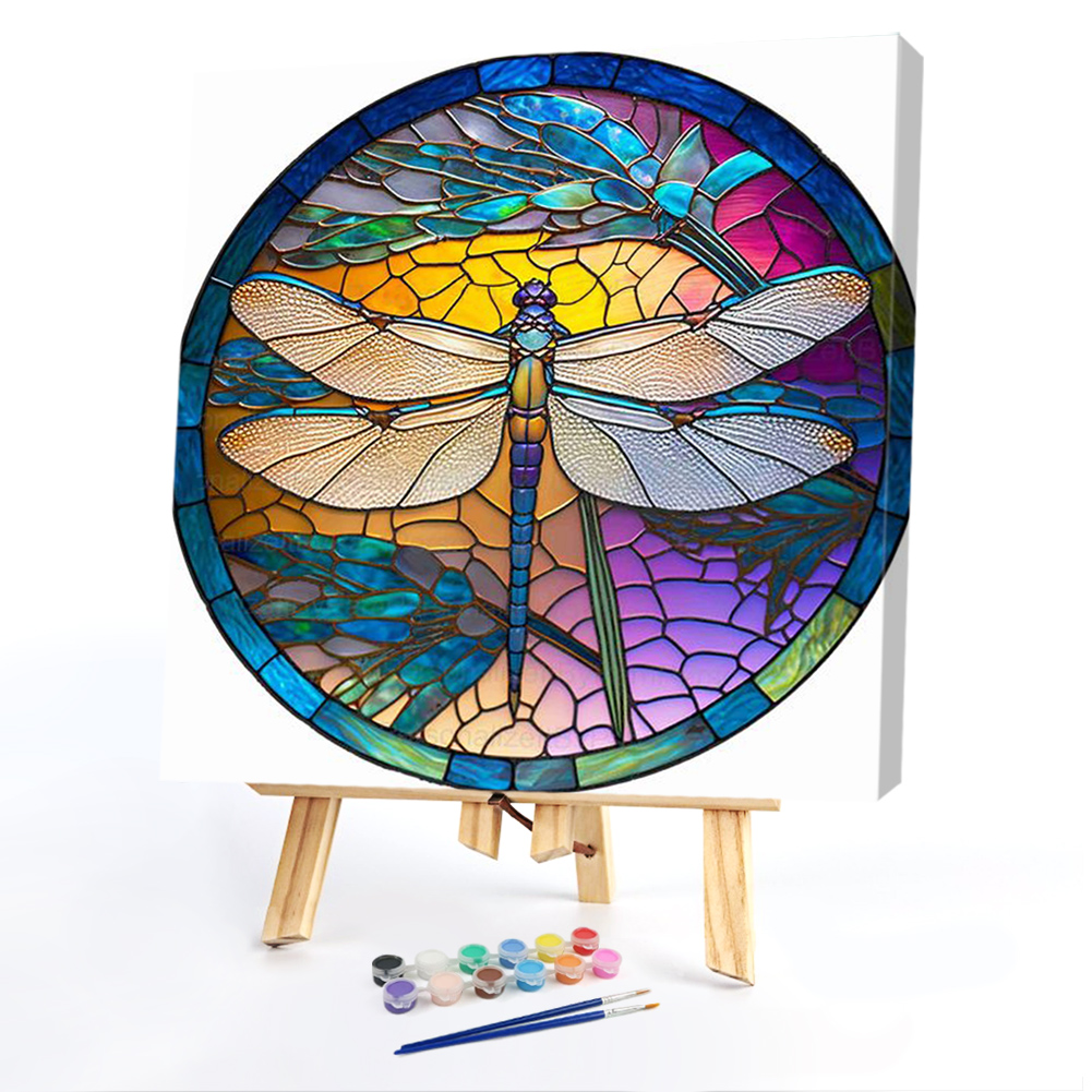 Dragonfly - Full Square - Diamond Painting(50*40cm)