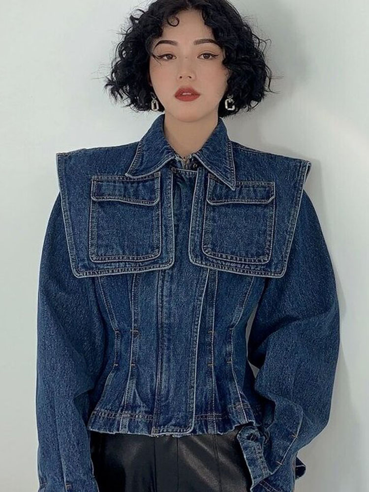 Plaid Splicing Pocket Jacket Suit