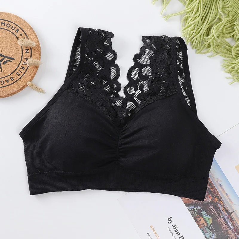 Lace bra for women without steel ring bra 