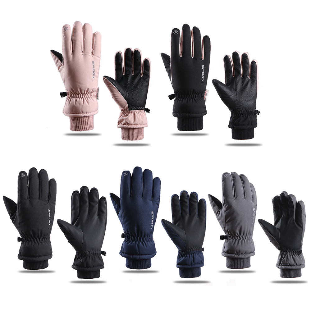 Windproof Warm Ski Gloves Waterproof Anti-Skid Motorcycle Cycling Gloves, Black, 501 Original
Windproof Warm Ski Gloves Waterproof Anti-Skid Motorcycle Cycling Gloves, Black, 501 Original